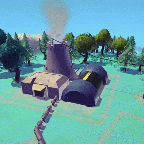 Large energy plant