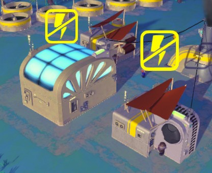 Energized building not boosted