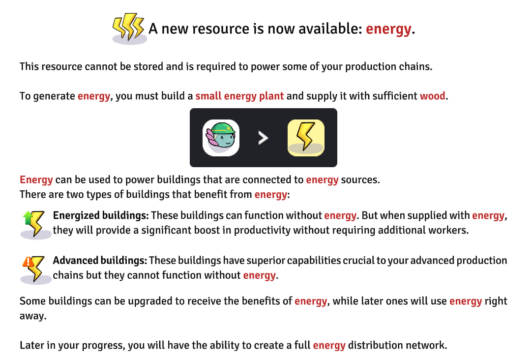 Energy tutorial
