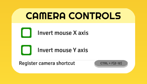Camera customisation